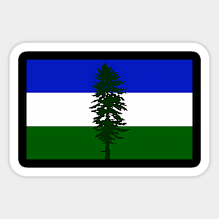 Cascadia Doug Flag Sticker